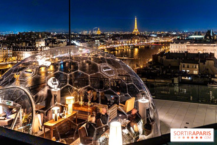 Céleste, le bar éphémère du Cheval Blanc Paris en plein ciel de Paris -  A7C2146
