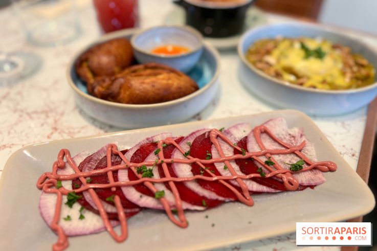 La Petite Expérience - Carpaccio betteraves et radis