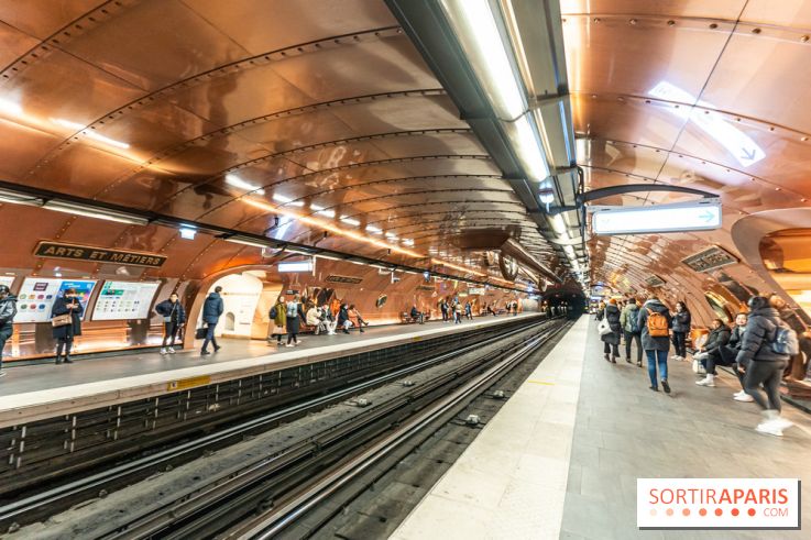 Station de métro Arts et Métiers - ligne 11