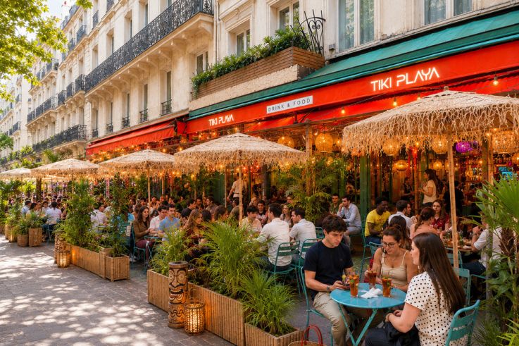 TiKi Playa : un beach bar festif et une énorme terrasse spéciale summer !