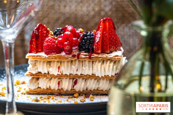 Les Chouettes restaurant  -  millefeuille