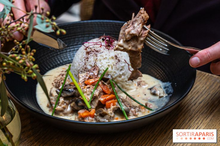 Les Chouettes restaurant  -  blanquette de veau