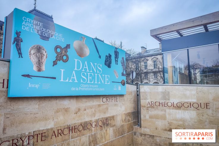 Dans la Seine : une expo de la Crypte archéologique dévoile les objets retrouvés dans la Seine  - IMG20240130102123