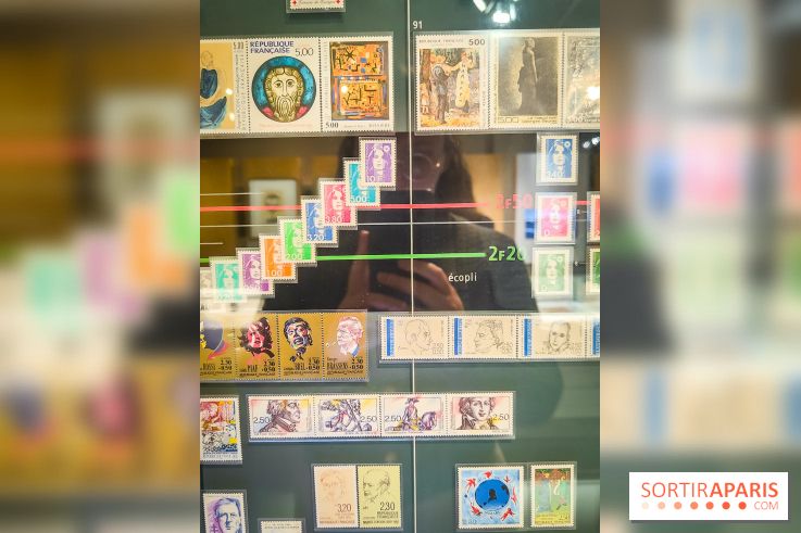 Carnets de timbres dans l'air du temps, l'exposition originale du musée de la Poste - nos photos - IMG20240130183754