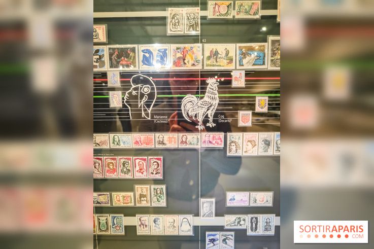 Carnets de timbres dans l'air du temps, l'exposition originale du musée de la Poste - nos photos - IMG20240130184812
