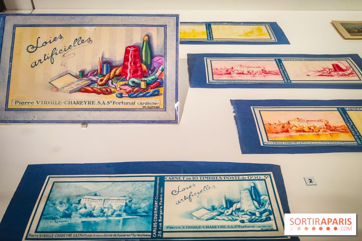 Carnets de timbres dans l'air du temps, l'exposition originale du musée de la Poste - nos photos - IMG20240130183834