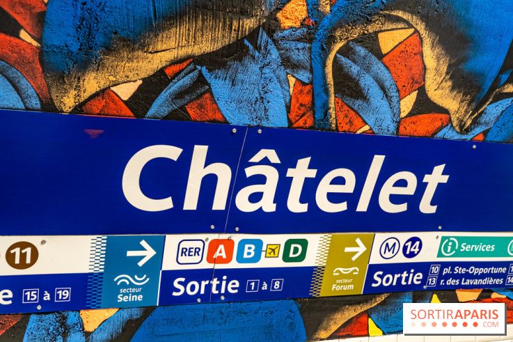 La station de Métro Châtelet re-décoré par des street-artistes