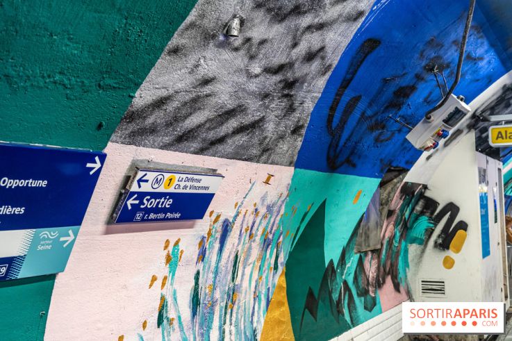 La station de Métro Châtelet re-décoré par des street-artistes -  A7C4424