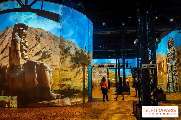 L'Egypte des Pharaons, de Khéops à Ramsès II : l'exposition immersive de l'Atelier des Lumières - IMG20240208101127