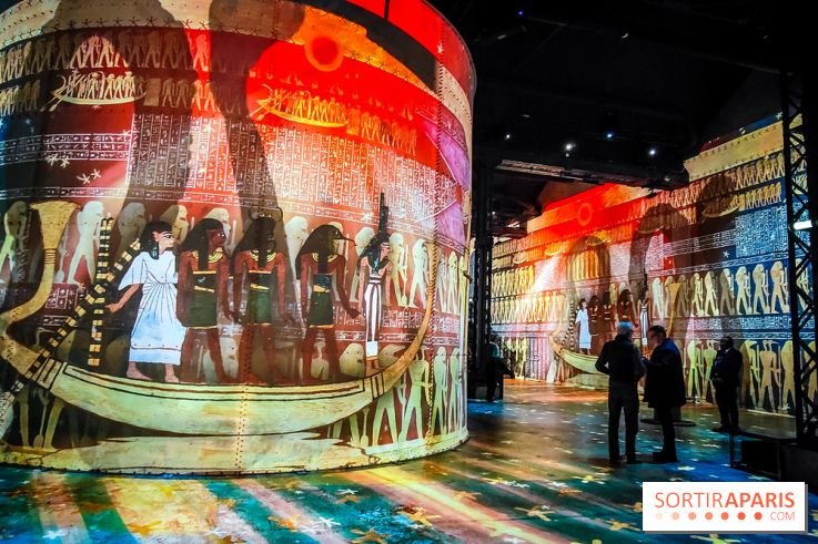 L'Egypte des Pharaons, de Khéops à Ramsès II : l'exposition immersive de l'Atelier des Lumières