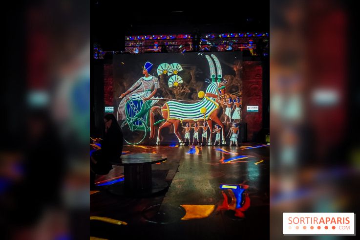 L'Egypte des Pharaons, de Khéops à Ramsès II : l'exposition immersive de l'Atelier des Lumières - IMG20240208100148