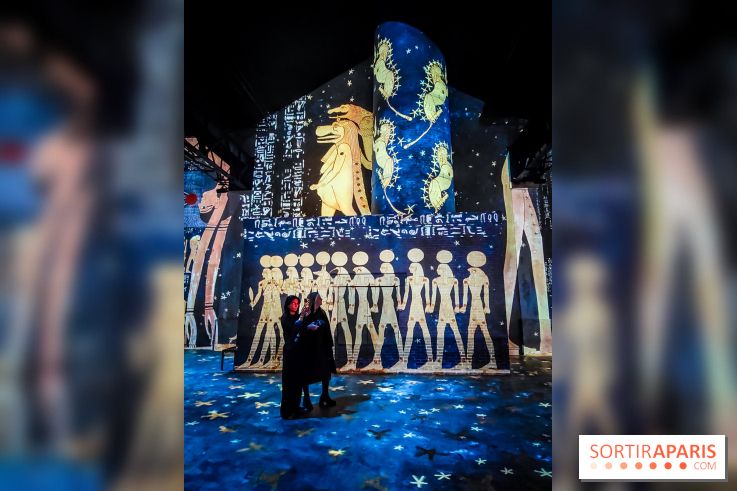 L'Egypte des Pharaons, de Khéops à Ramsès II : l'exposition immersive de l'Atelier des Lumières - IMG20240208094837
