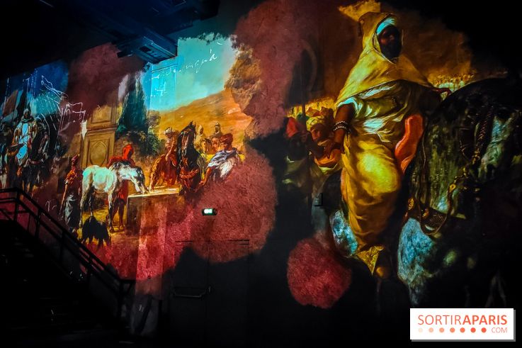 Les Orientalistes, l'exposition de l'Atelier des Lumières qui nous fait voyager en Orient - photos - IMG20240208102219