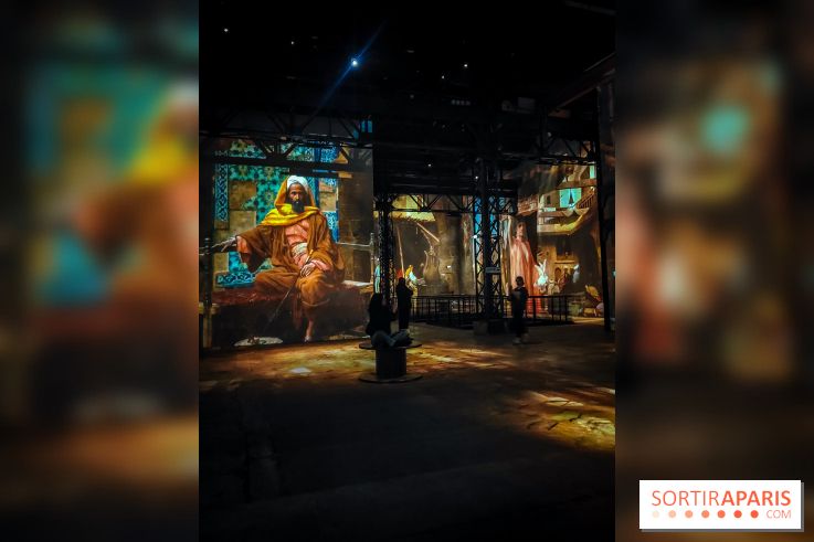 Les Orientalistes, l'exposition de l'Atelier des Lumières qui nous fait voyager en Orient - photos - IMG20240208102323