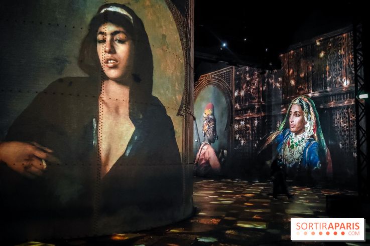 Les Orientalistes, l'exposition de l'Atelier des Lumières qui nous fait voyager en Orient - photos - IMG20240208102408