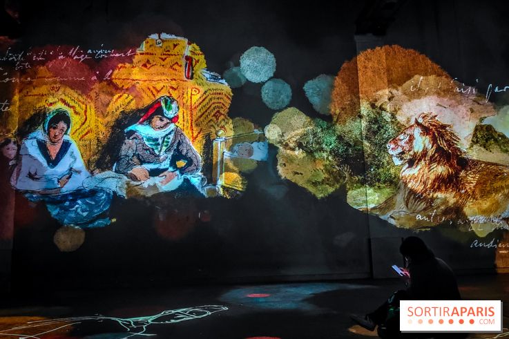 Les Orientalistes, l'exposition de l'Atelier des Lumières qui nous fait voyager en Orient - photos - IMG20240208102202