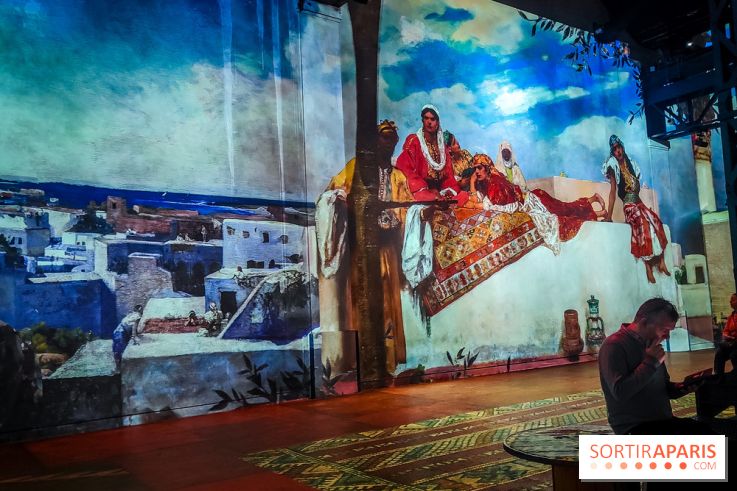 Les Orientalistes, l'exposition de l'Atelier des Lumières qui nous fait voyager en Orient - photos - IMG20240208102302