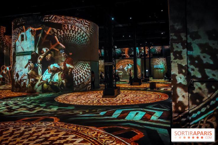 Les Orientalistes, l'exposition de l'Atelier des Lumières qui nous fait voyager en Orient - photos - IMG20240208102505