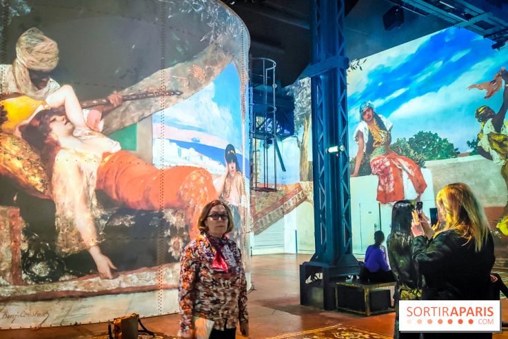 Les Orientalistes, l'exposition de l'Atelier des Lumières qui nous fait voyager en Orient - photos - IMG20240208102256