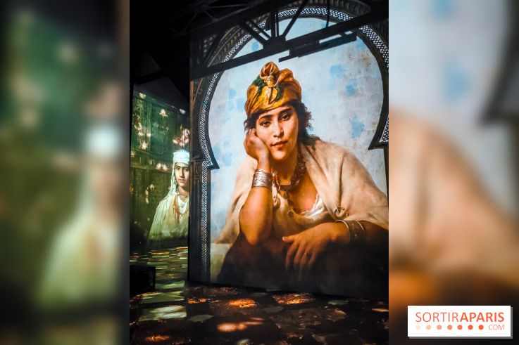 Les Orientalistes, l'exposition de l'Atelier des Lumières qui nous fait voyager en Orient - photos - IMG20240208102417