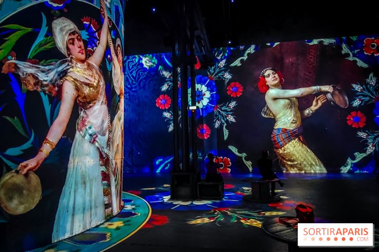 Les Orientalistes, l'exposition de l'Atelier des Lumières qui nous fait voyager en Orient - photos - IMG20240208102551