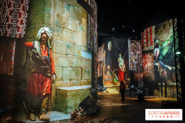 Les Orientalistes, l'exposition de l'Atelier des Lumières qui nous fait voyager en Orient - photos - IMG20240208102354