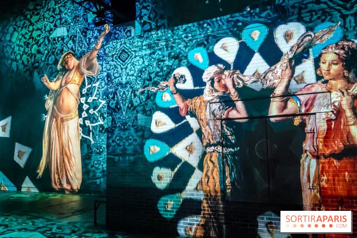 Les Orientalistes, l'exposition de l'Atelier des Lumières qui nous fait voyager en Orient - photos - IMG20240208102516