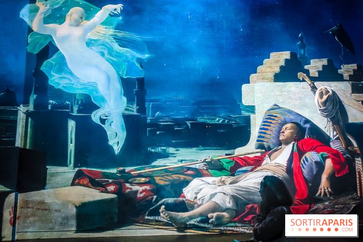 Les Orientalistes, l'exposition de l'Atelier des Lumières qui nous fait voyager en Orient - photos - IMG20240208102234