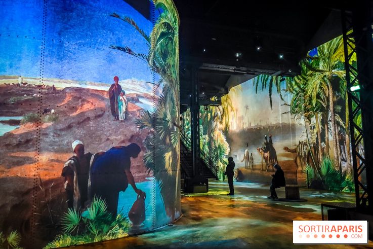 Les Orientalistes, l'exposition de l'Atelier des Lumières qui nous fait voyager en Orient - photos - IMG20240208102952