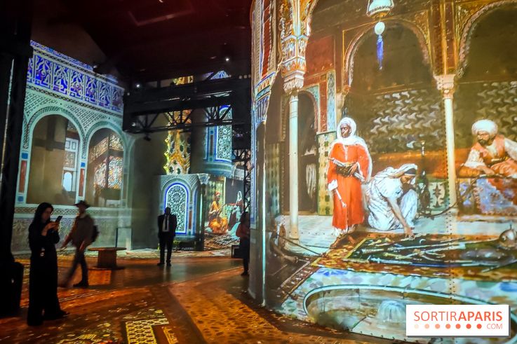 Les Orientalistes, l'exposition de l'Atelier des Lumières qui nous fait voyager en Orient - photos - IMG20240208102724