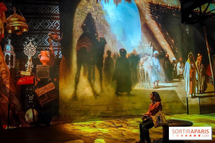Les Orientalistes, l'exposition de l'Atelier des Lumières qui nous fait voyager en Orient - photos - IMG20240208102317