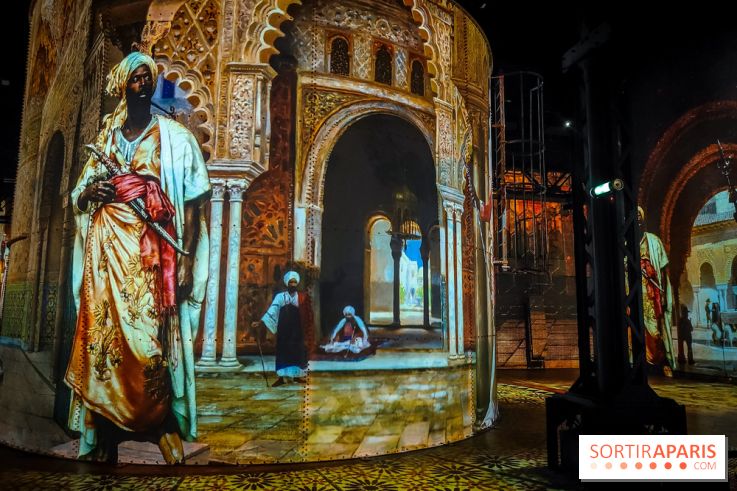 Les Orientalistes, l'exposition de l'Atelier des Lumières qui nous fait voyager en Orient - photos - IMG20240208102659
