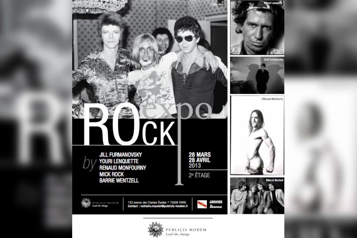 Rock expo au Publicis Drugstore