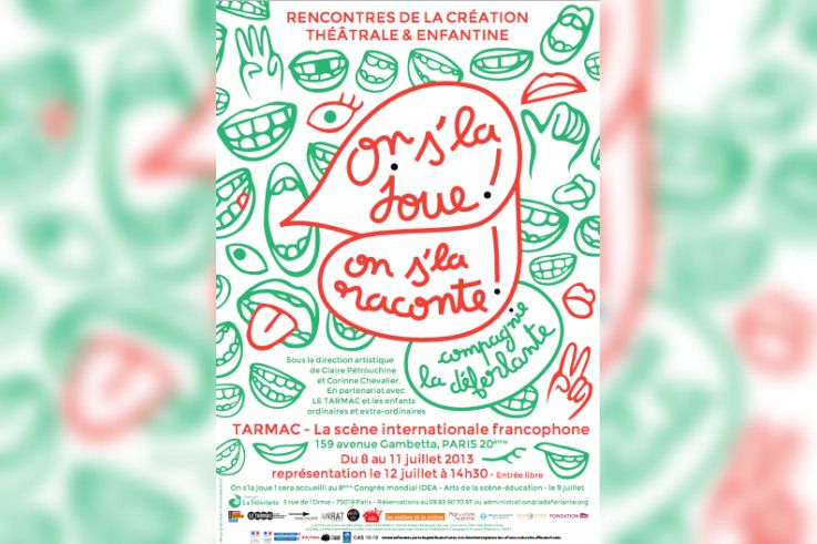 Rencontres de la création théâtrale enfantine "On s'la joue !" au Tarmac