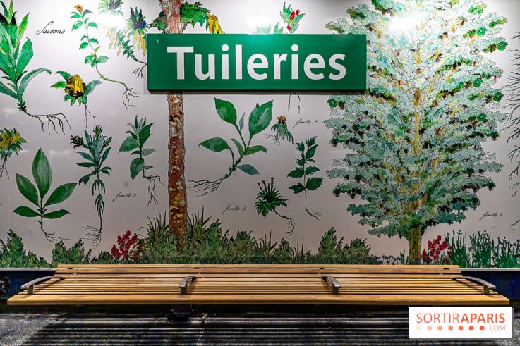 Le Métro Tuileries en mode végétal