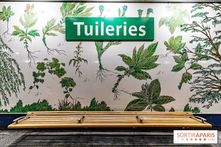Le Métro Tuileries en mode végétal