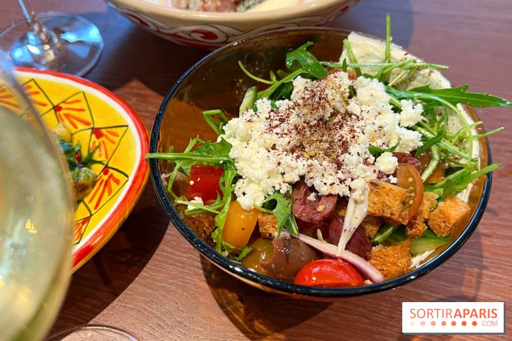 Kapara - Fattoush, feta, croûtons, sumac