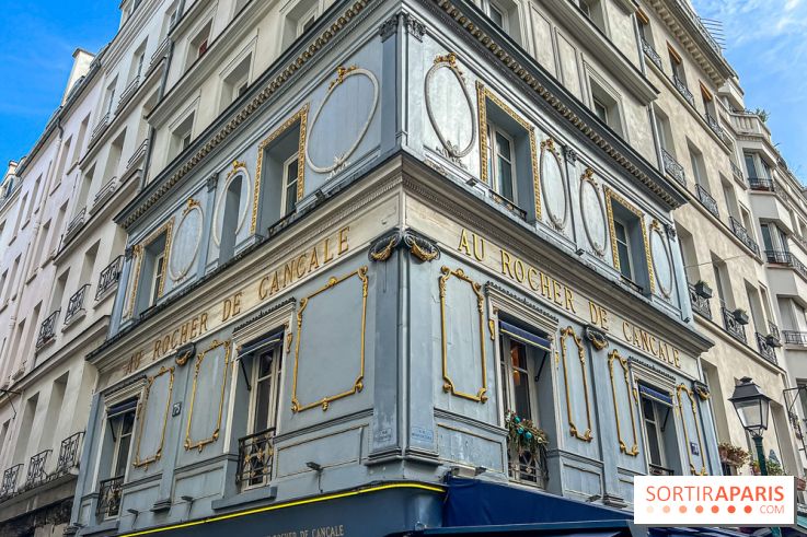 Au Rocher de Cancale, le restaurant historique à la façade bleue rue Montorgueil