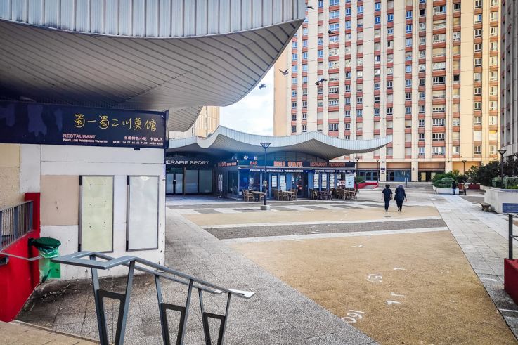 Visuel Paris 13e - Dalle des Olympiades esplanade 13e arrondissement 