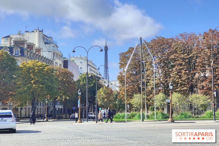 Visuel Paris 8e - Champs Elysées Tour Eiffel automne