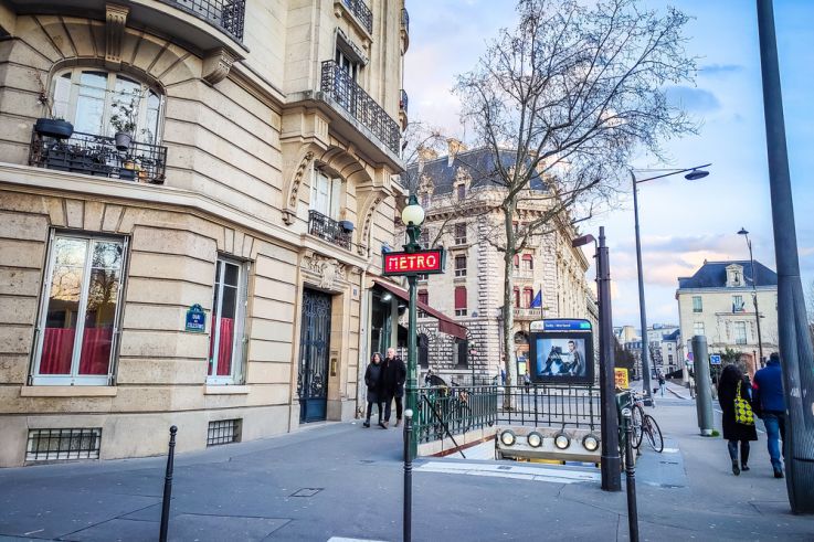 Visuel Paris 4e - Station métro Sully-Morland ligne 7