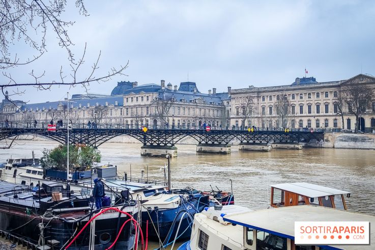 Visuel Paris 6e - Seine Pont des Arts hiver