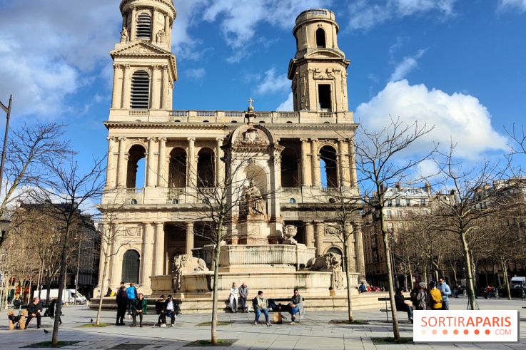 Visuel Paris 6e - place église Saint Sulpice