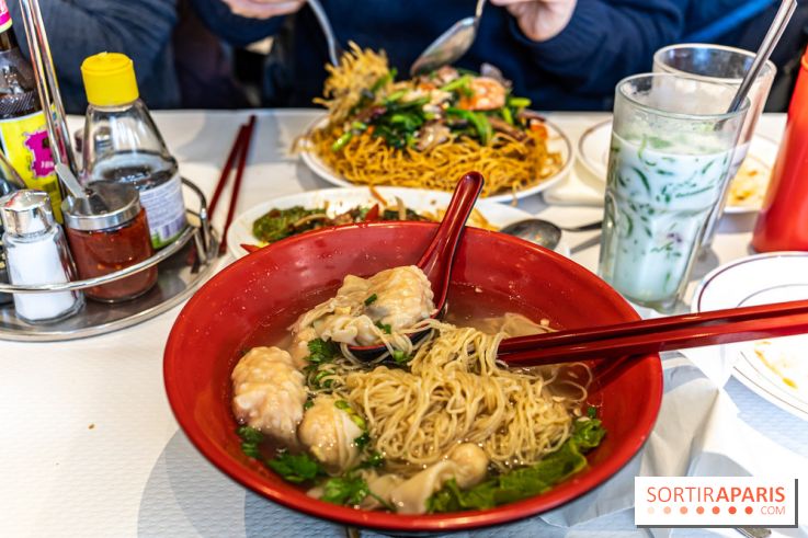 New Hao Khoan, le restaurant chinois et vietnamien, valeur sûre du 13e - soupe de nouilles et raviolis aux crevettes