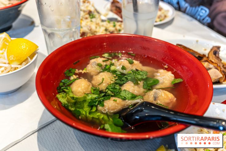 New Hao Khoan, le restaurant chinois et vietnamien, valeur sûre du 13e - soupe de raviolis