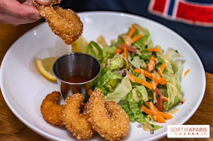 O Bout restaurant à Barbizon -  gambas panées