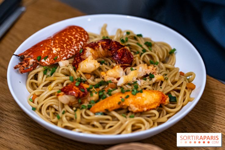 O Bout restaurant à Barbizon -  linguine de homard