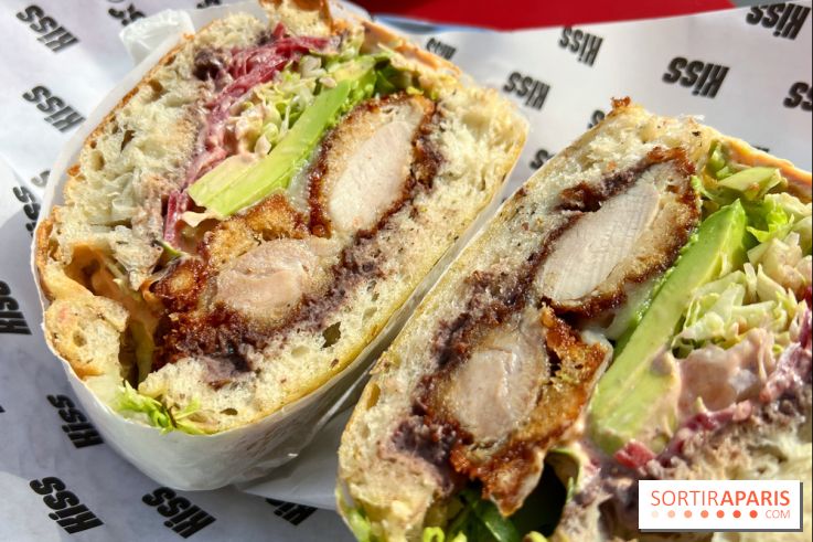 Kiss - Sandwich poulet frit, avocat, focaccia