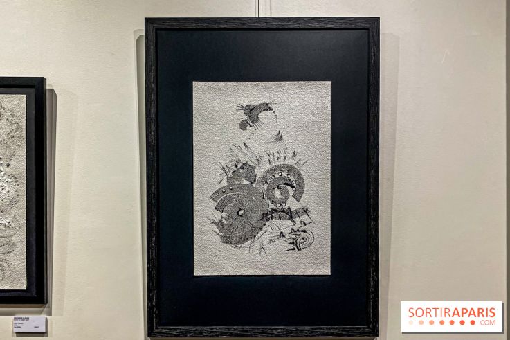 Exposition Sumi et Motion de la calligraphe japonaise Aya Wada à la galerie La Lison - IMG 4918