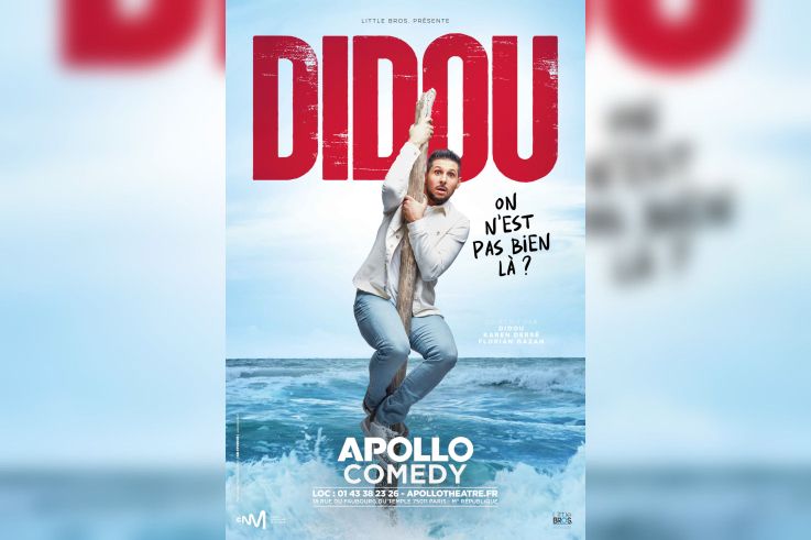 On n'est pas bien là, le nouveau spectacle de Didou à l'Apollo Théâtre 